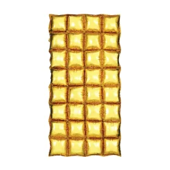 Metallic Gold Waffle Balloon Wall Panel