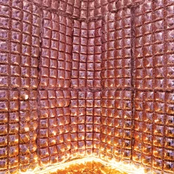 Metallic Rose Gold Waffle Balloon Wall Panel