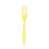 Mimosa Yellow Plastic Forks 24ct
