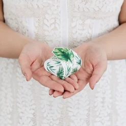 Mini Tropical Palm Leaf Favor Boxes 10ct