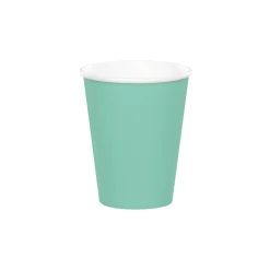 Mint Green Paper Cups 8ct