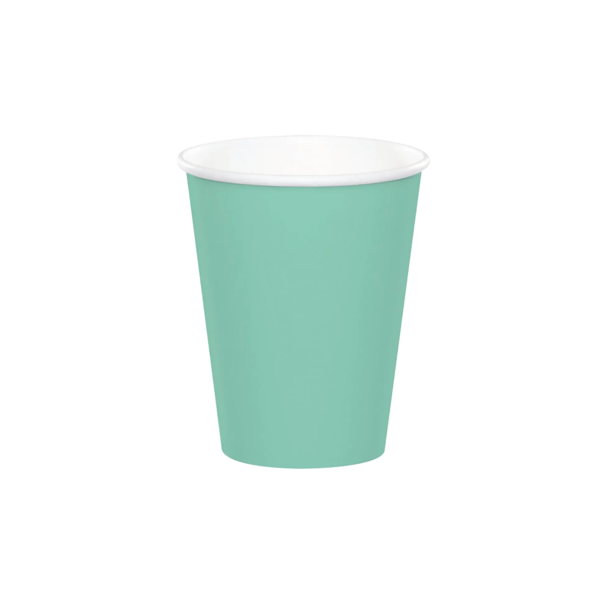 Mint Green Paper Cups 8ct
