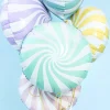 Mint Green Swirly Lollipop Foil Balloon 14in