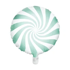 Mint Green Swirly Lollipop Foil Balloon 14in