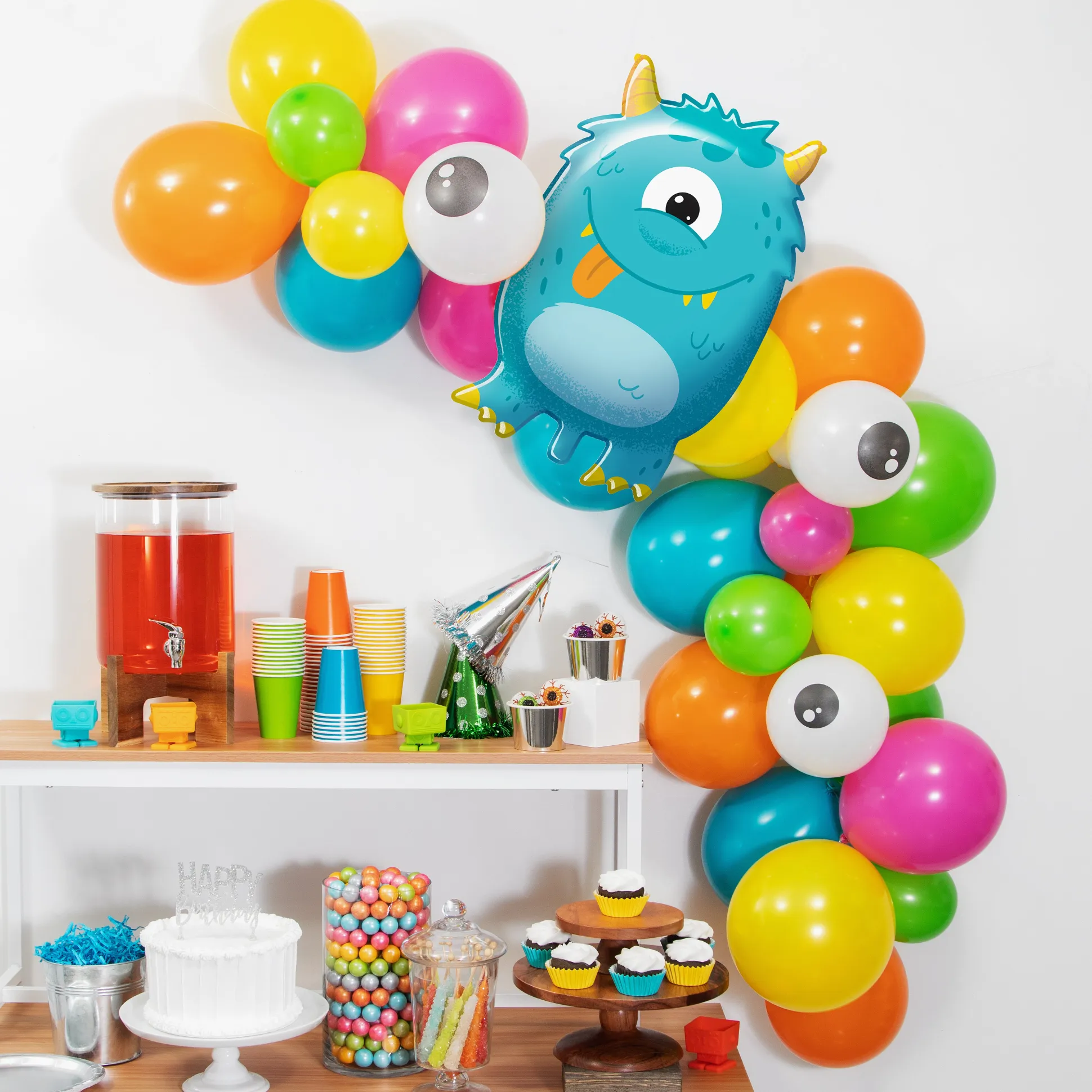 Monsters Balloon Garland Kit 5ft