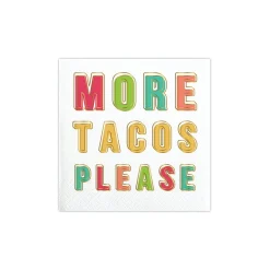More Tacos Please Dessert Napkins 20ct