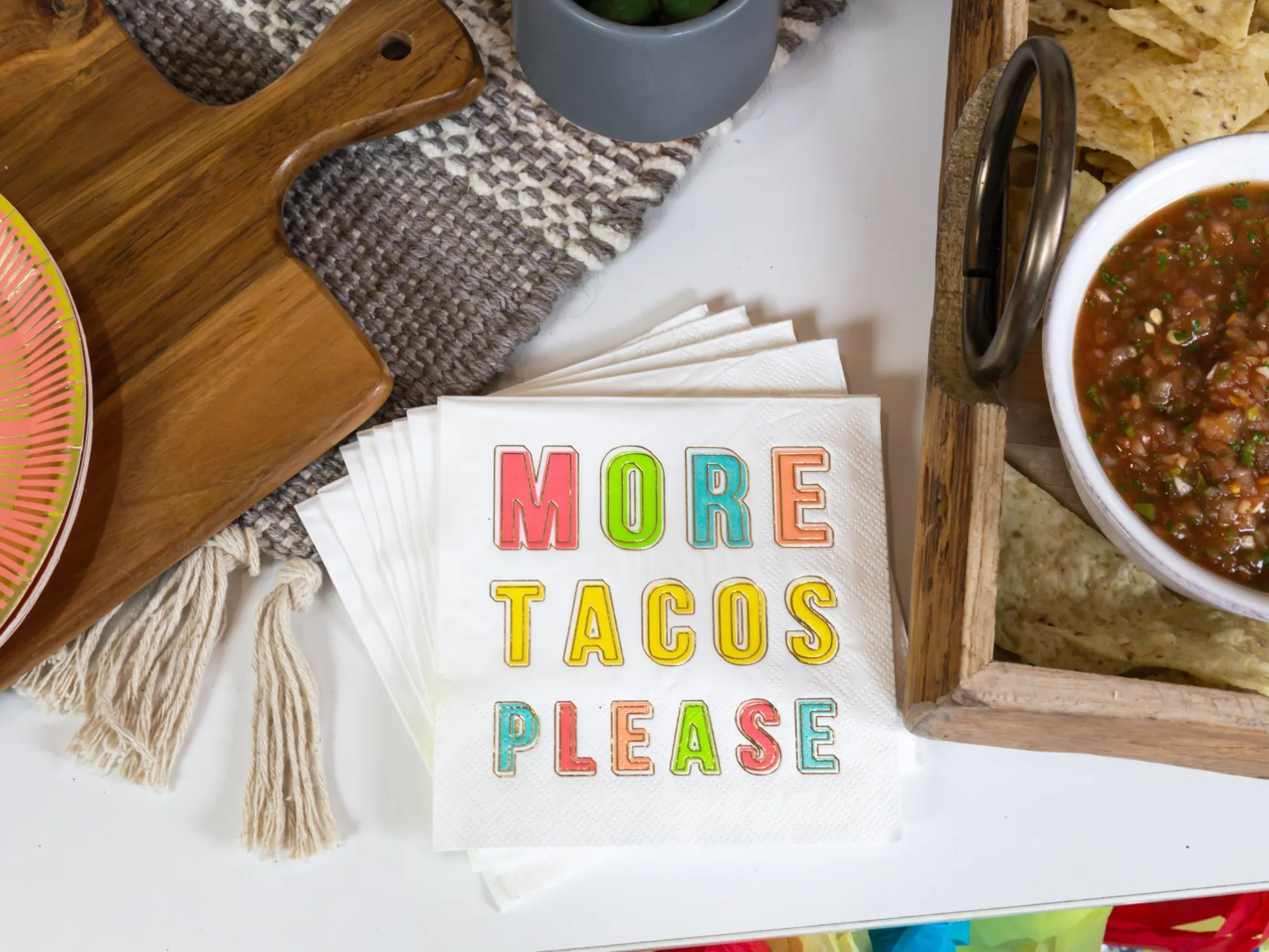 More Tacos Please Dessert Napkins 20ct
