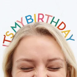 Multicolor It's My Birthday Headband