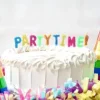 Multicolor Party Time Candles 10ct