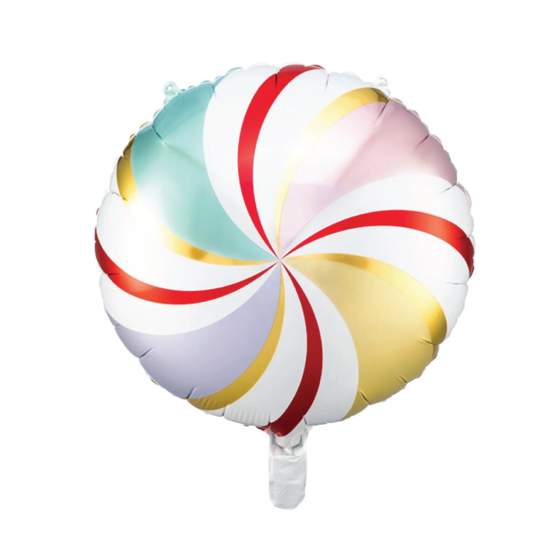 Multicolor Swirly Lollipop Foil Balloon 14in