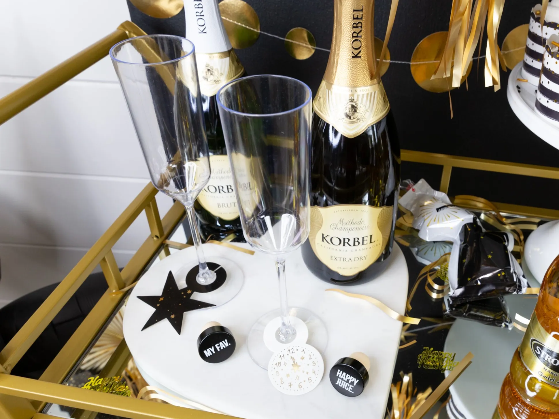 New Year's Eve Drink Tags 6ct