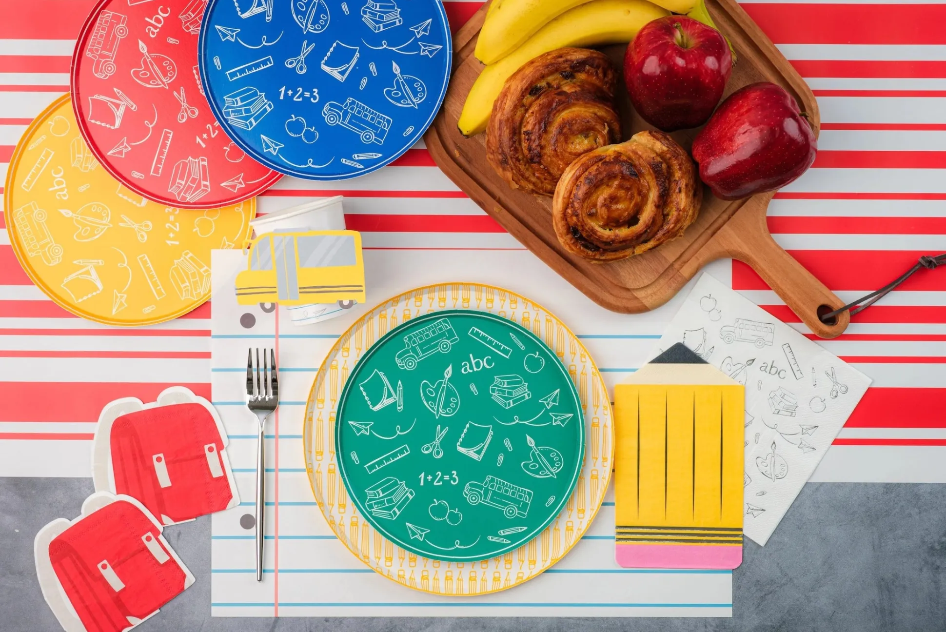 Notebook Ruled Paper Placemats 12ct