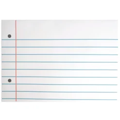 Notebook Ruled Paper Placemats 12ct