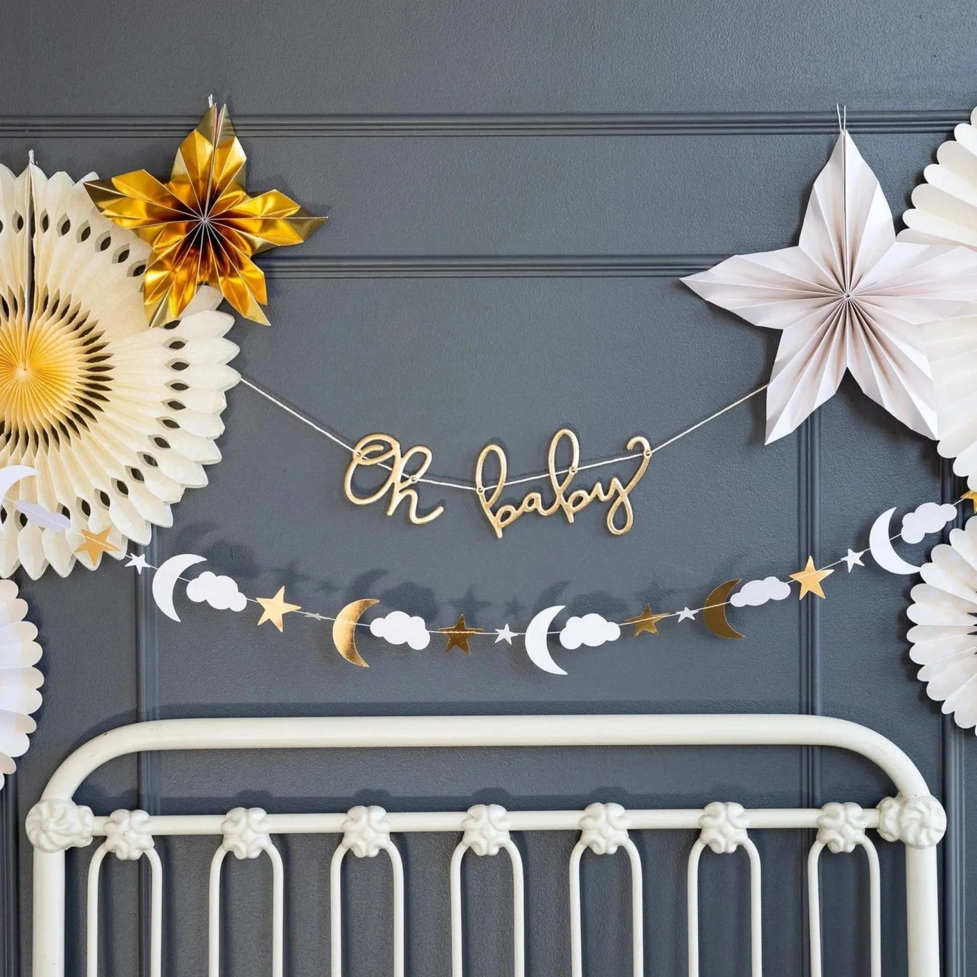 Oh Baby Banner Set 6ft