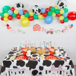 On the Farm Cow Print Balloon Garland Kit 6ft.