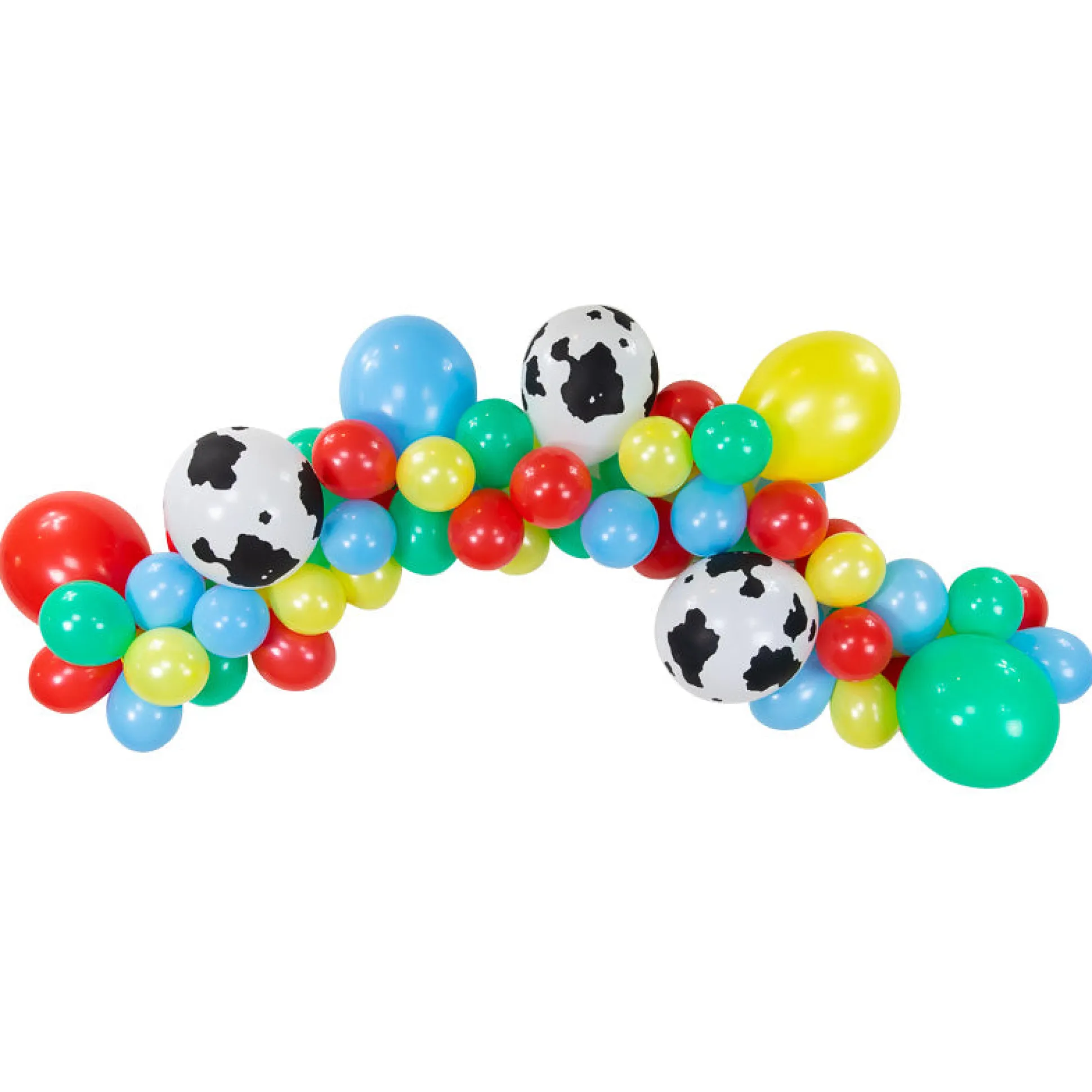 On the Farm Cow Print Balloon Garland Kit 6ft.