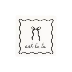 Ooh La La Bow Dessert Napkins 24ct