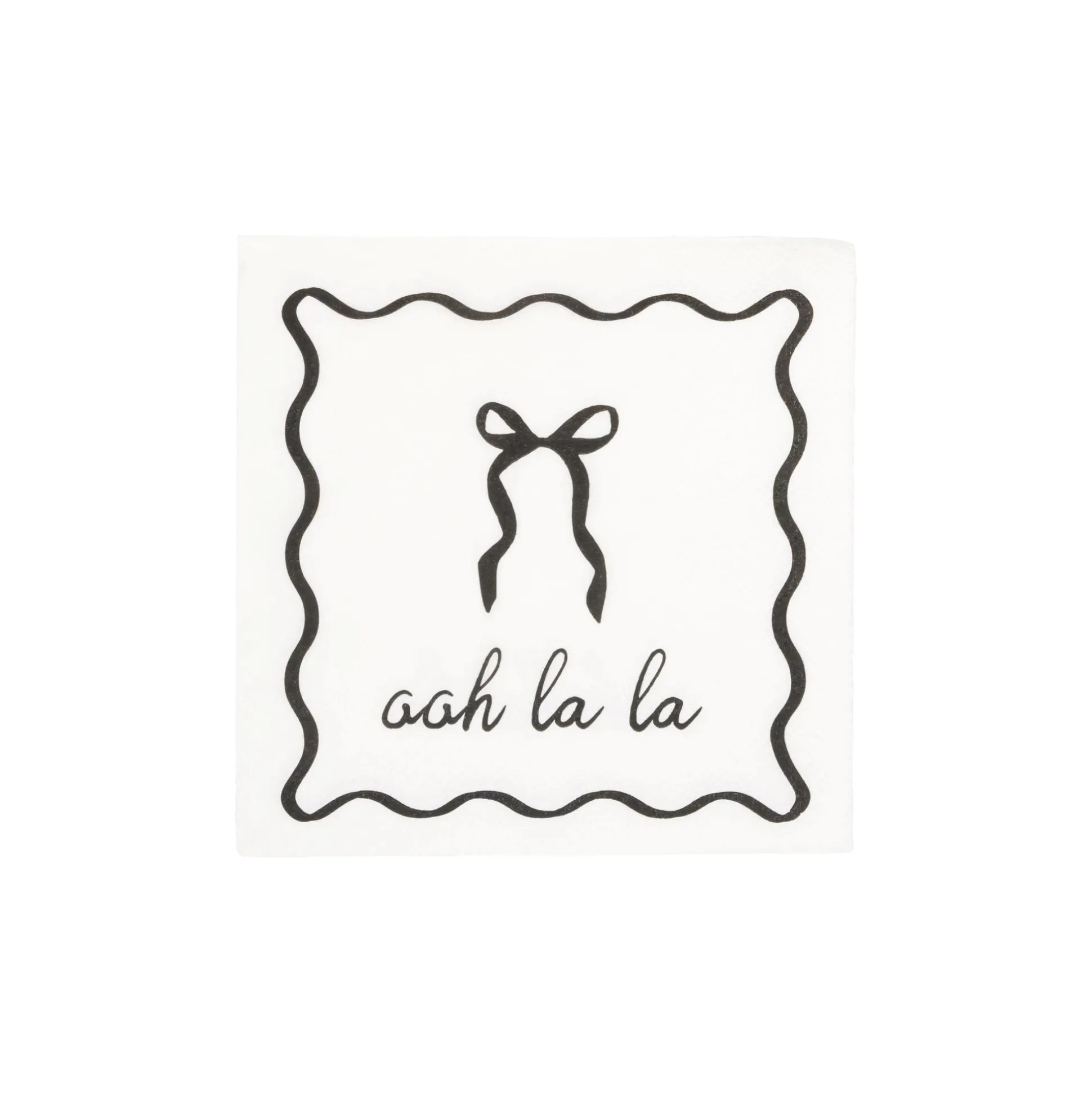 Ooh La La Bow Dessert Napkins 24ct