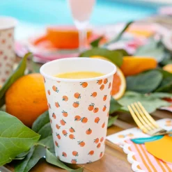 Orange Grove Party Paper Cups 8ct