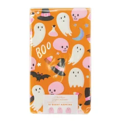 Orange Halloween Icon Paper Guest Towels 16ct