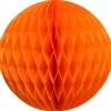 Orange Honeycomb Tissue Ball