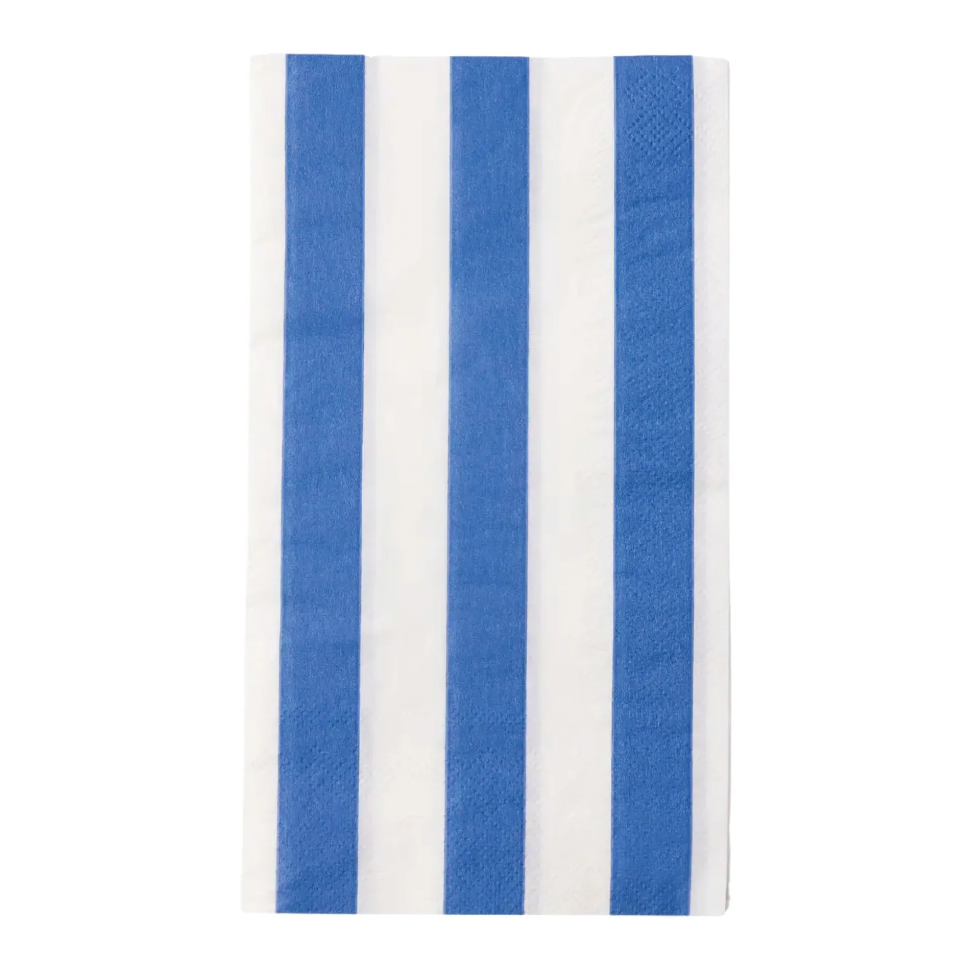 Palisades Blue Cabana Striped Paper Guest Towels 20ct