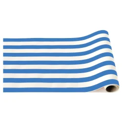 Palisades Blue Striped Paper Table Runner 12.5ft