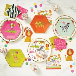 Party Animals Birthday Dinner Plates 8ct