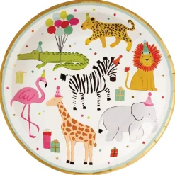Party Animals Birthday Dinner Plates 8ct