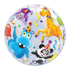 Party Animals Bubble Balloon 22"