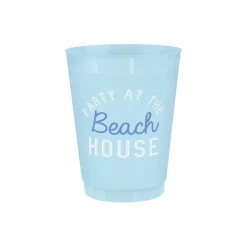 Party at the Beach House Frosted Plastic Cups 8ct