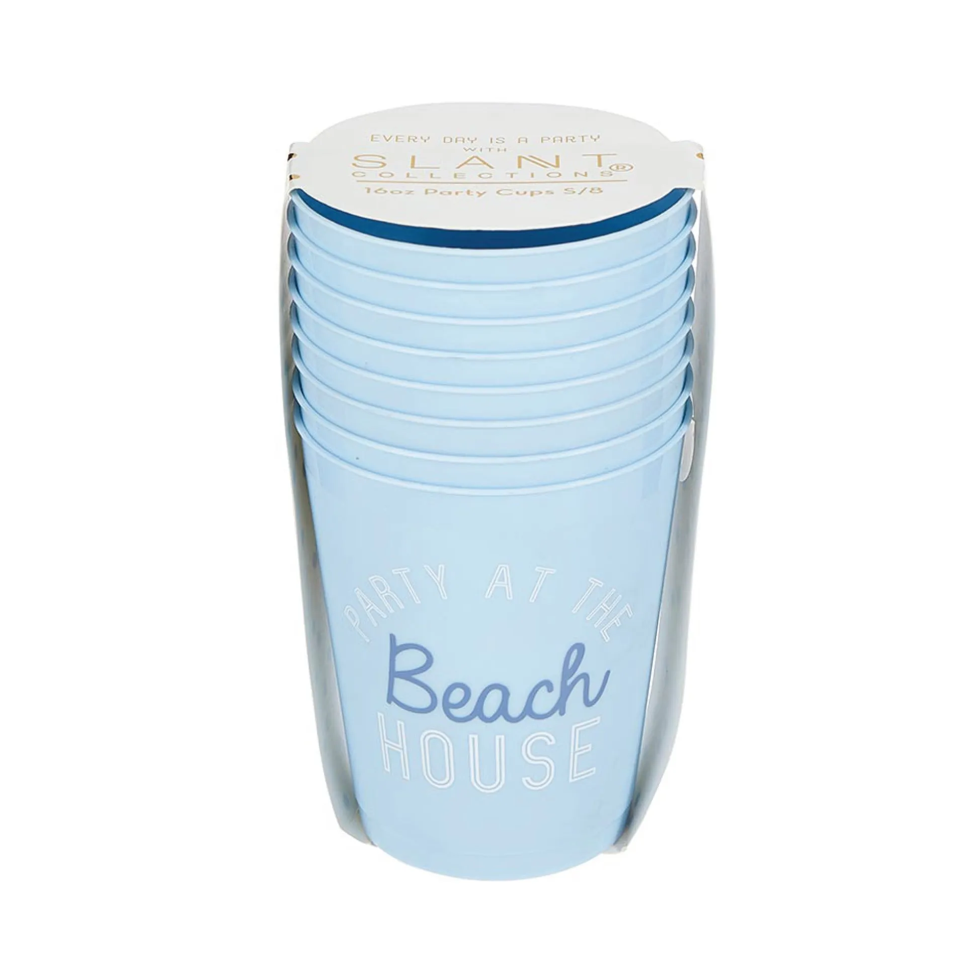 Party at the Beach House Frosted Plastic Cups 8ct