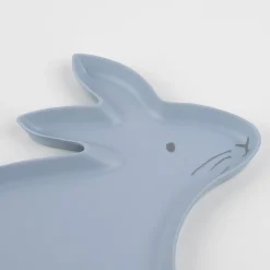 Pastel Bunny Bamboo Lunch Plates 4ct