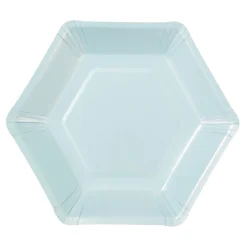 Pastel Hexagonal Dessert Plates 12ct