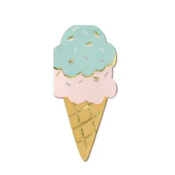 Pastel Ice Cream Cone Napkins 25ct