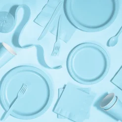 Pastel Light Blue Lunch Napkins 20ct