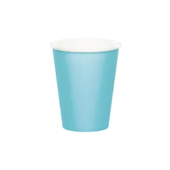 Pastel Light Blue Paper Cups 8ct