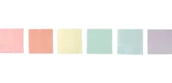 Pastel Multicolored Lunch Napkins 20ct