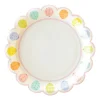 Pastel Speckled Egg Lunch Plates 8ct