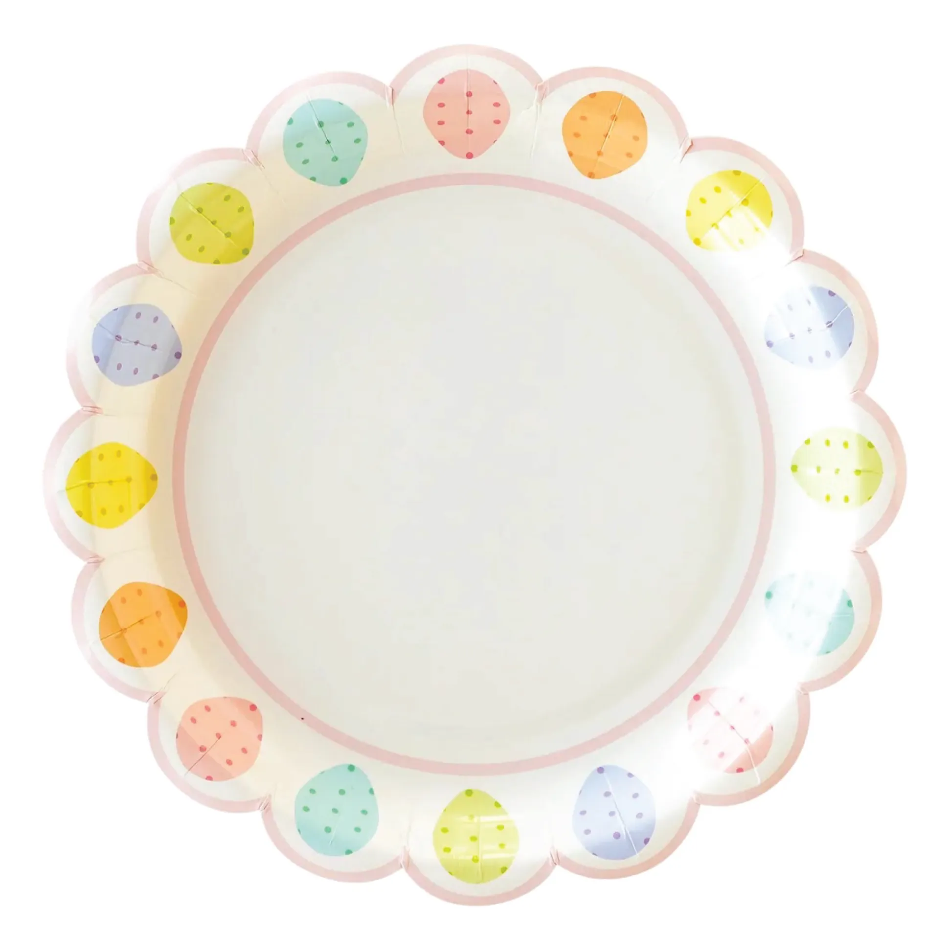 Pastel Speckled Egg Lunch Plates 8ct