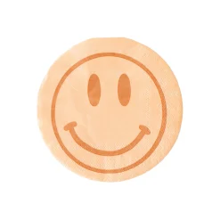 Peace & Love Smiley Dessert Napkins 20ct