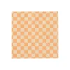 Peach & Cream Checkered Lunch Napkins 20ct