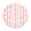 Petal Pink Bow Dessert Plates 8ct