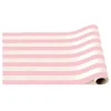 Petal Pink Cabana Stripe Table Runner 12.5ft