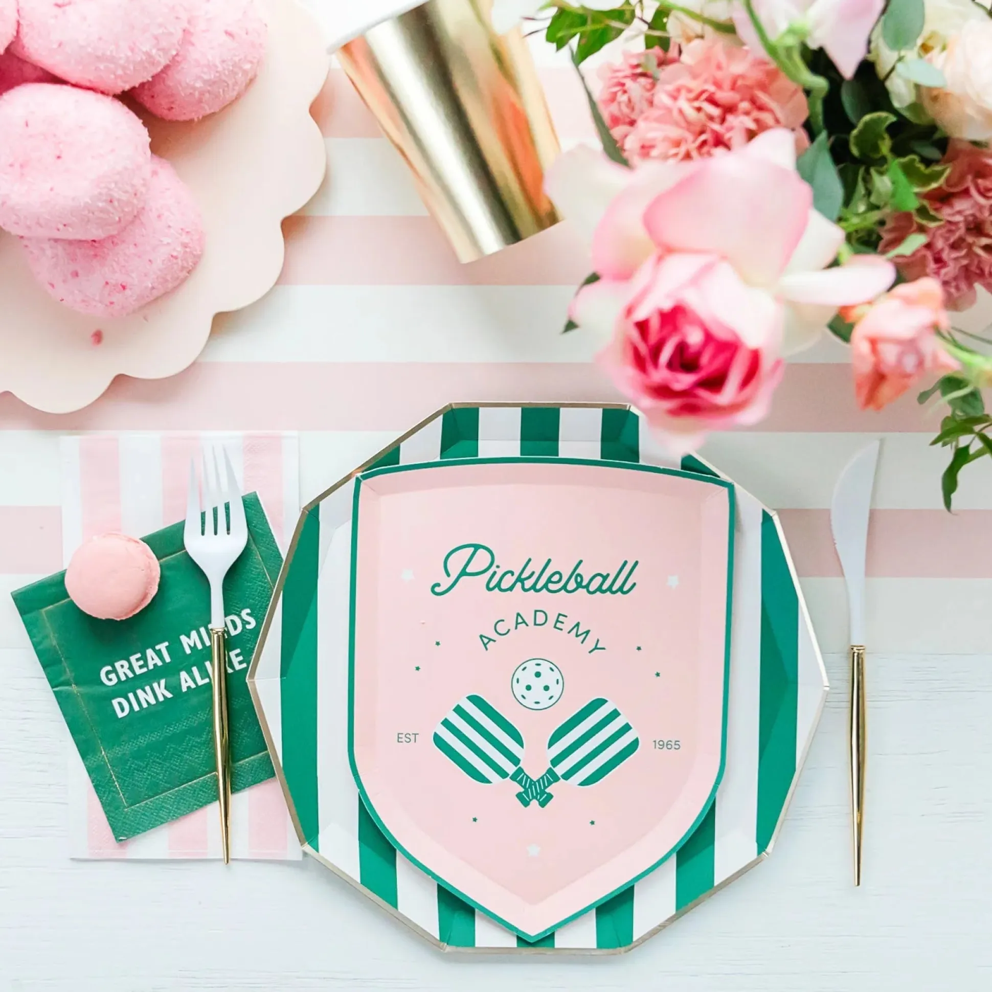 Pickleball Dessert Napkin Set 18ct