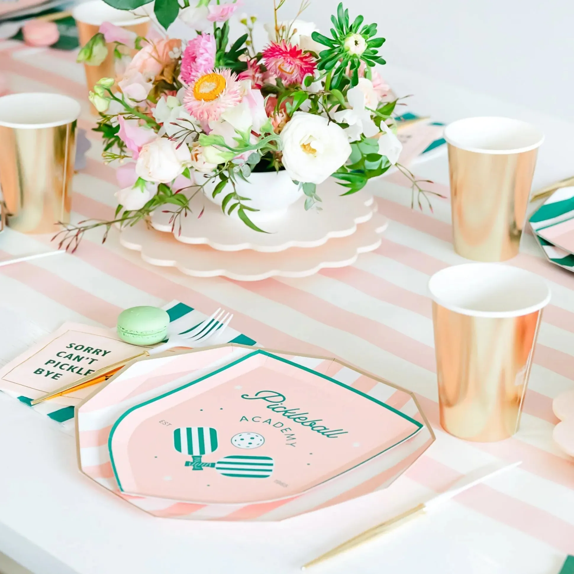Pickleball Dessert Napkin Set 18ct
