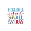 Pickleball Served All Day Dessert Napkins 20ct