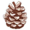 Pine Cone Paper Placemats 12ct