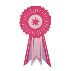 Pink Award Ribbon Lunch Napkins 16ct