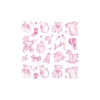 Pink Baby Icon Dessert Napkins 20ct